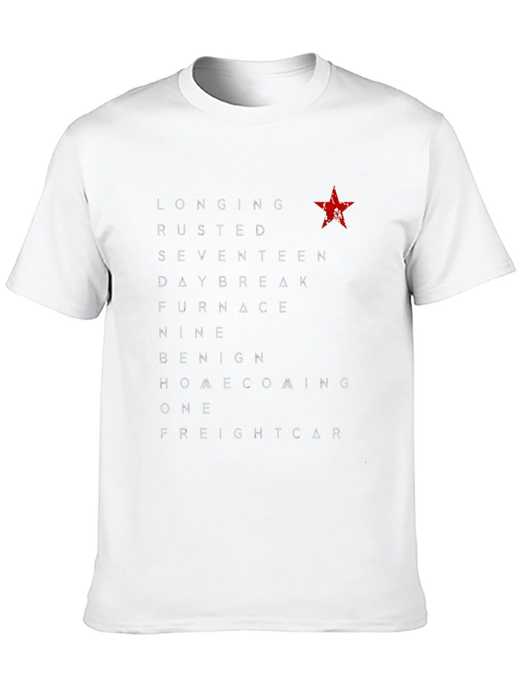 Longing Rusted T-Shirt - Winter Soldier Inspired