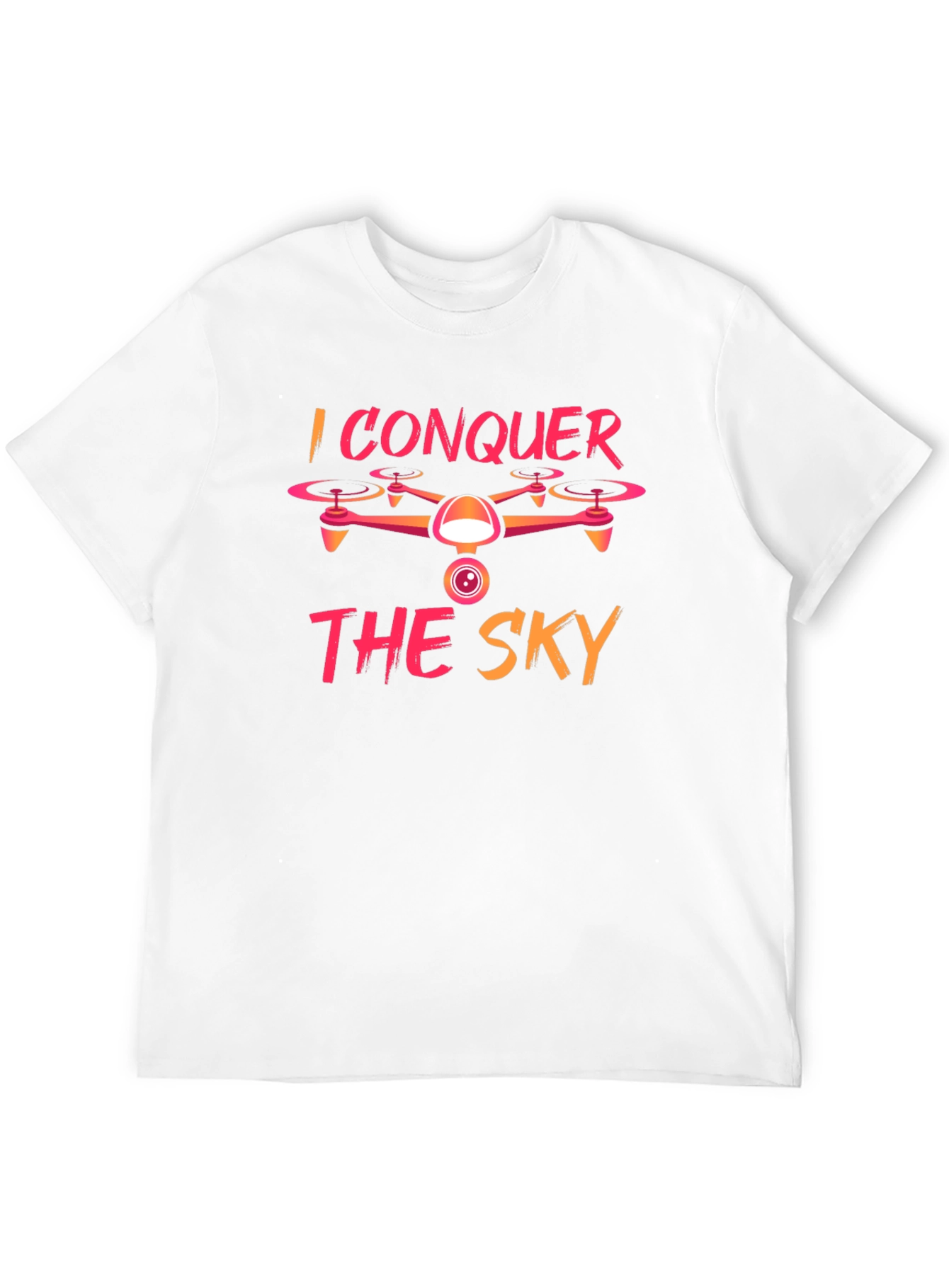 I Conquer The Sky Drone Graphic Tee