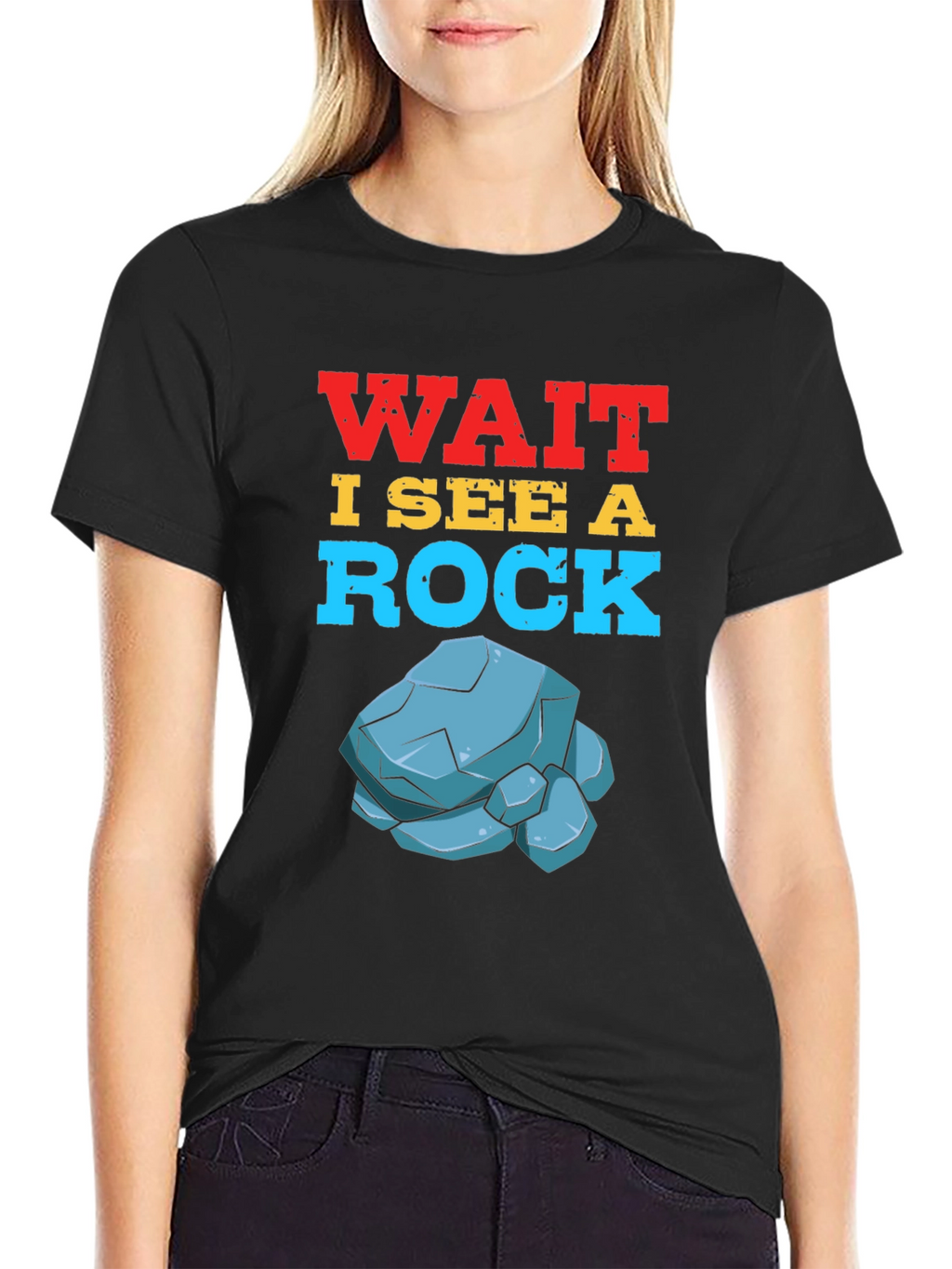 Wait I See a Rock T-Shirt Funny Geology Gift