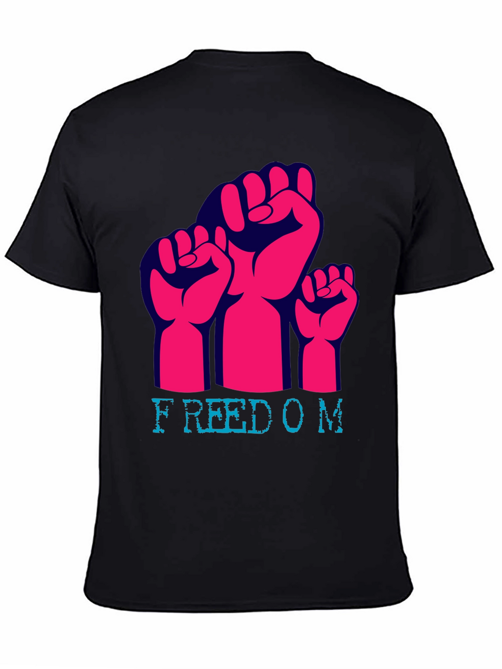 Freedom Fist Graphic Tee - Black