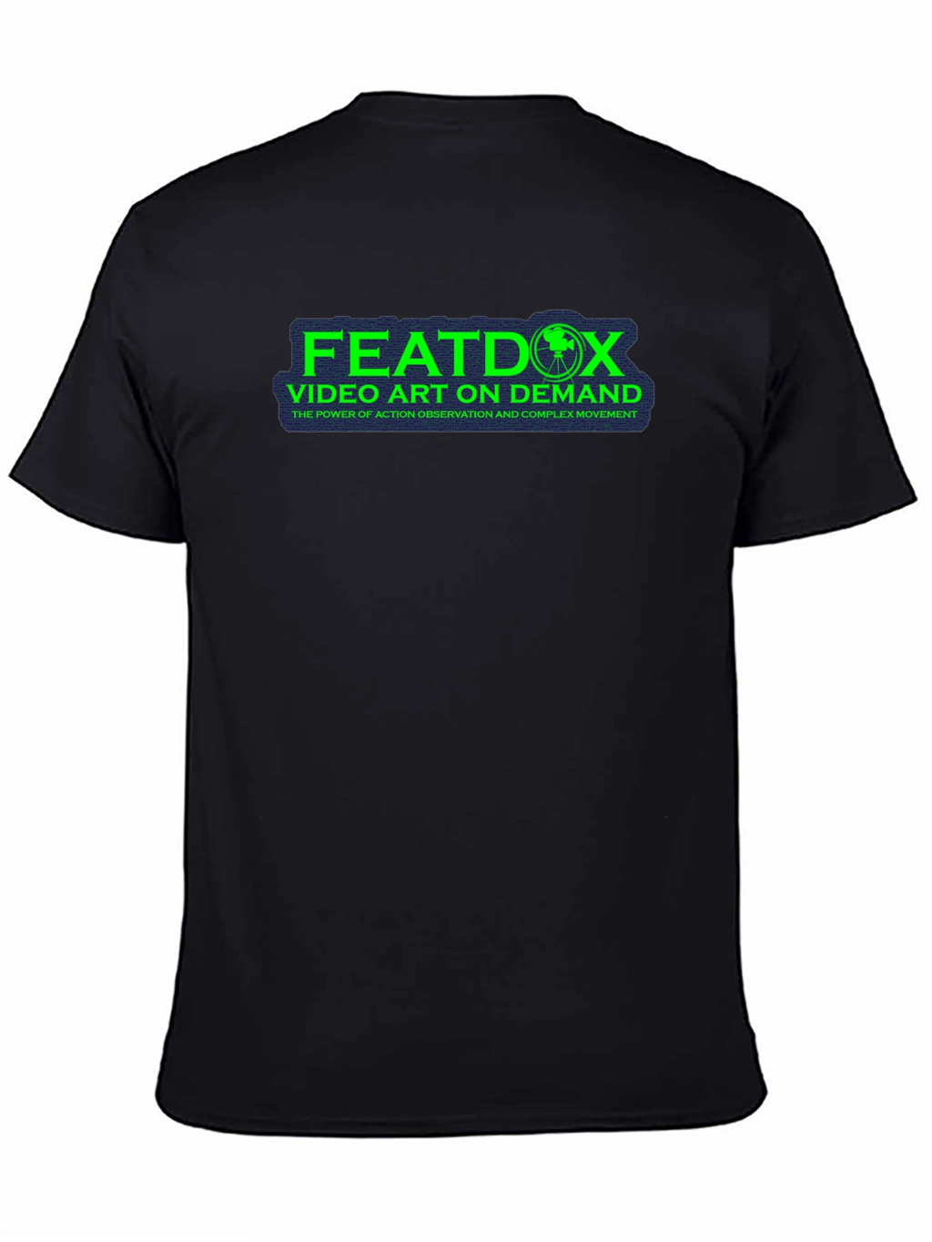 Featdox Video Art on Demand Black T-Shirt