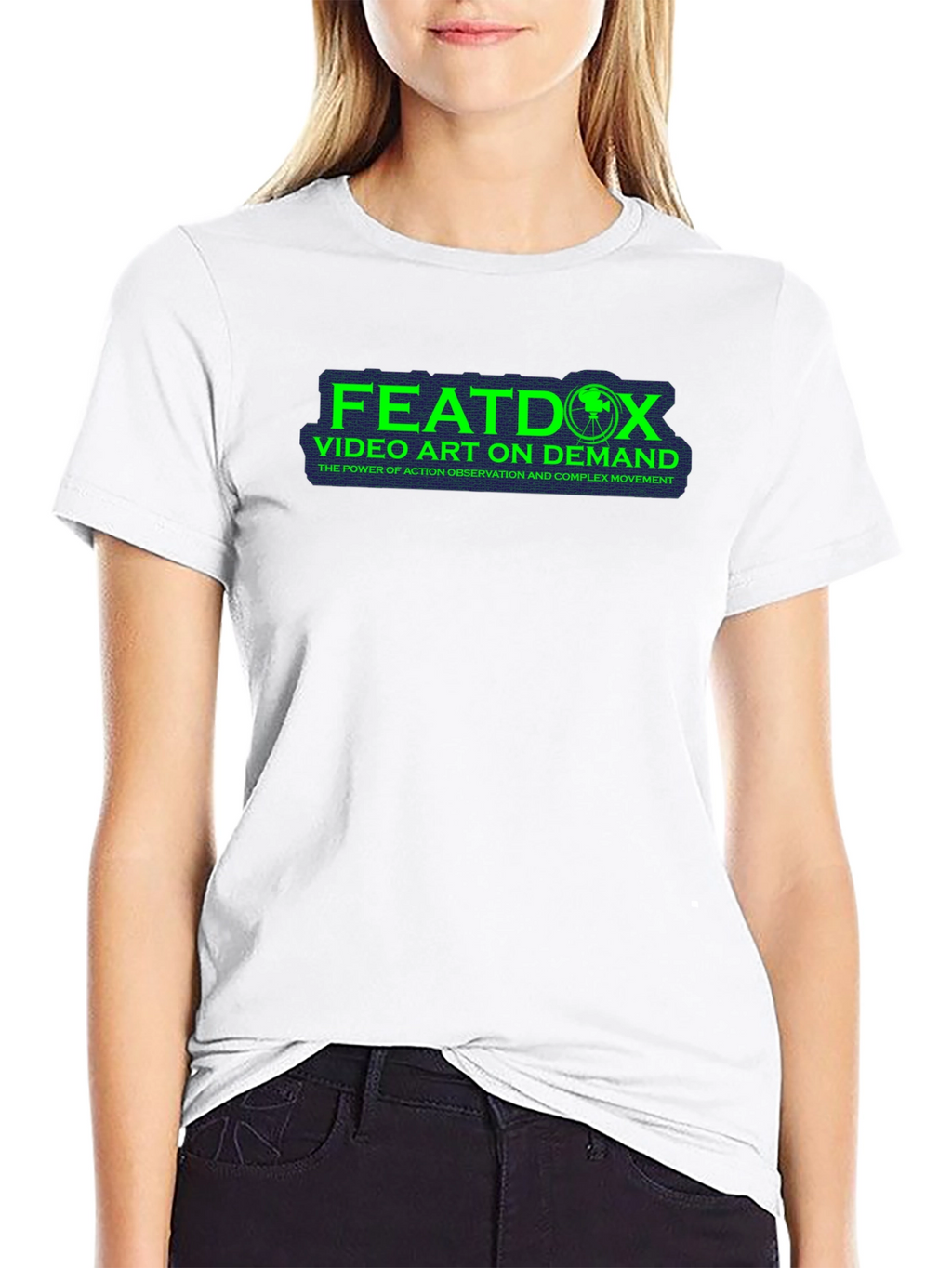 Featdox Video Art on Demand Black T-Shirt