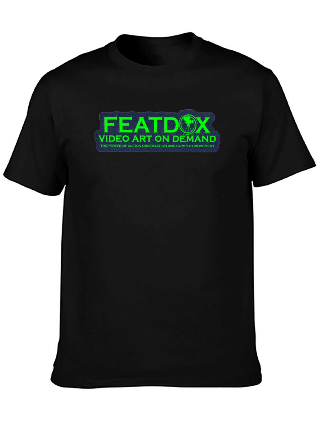 Featdox Video Art on Demand Black T-Shirt