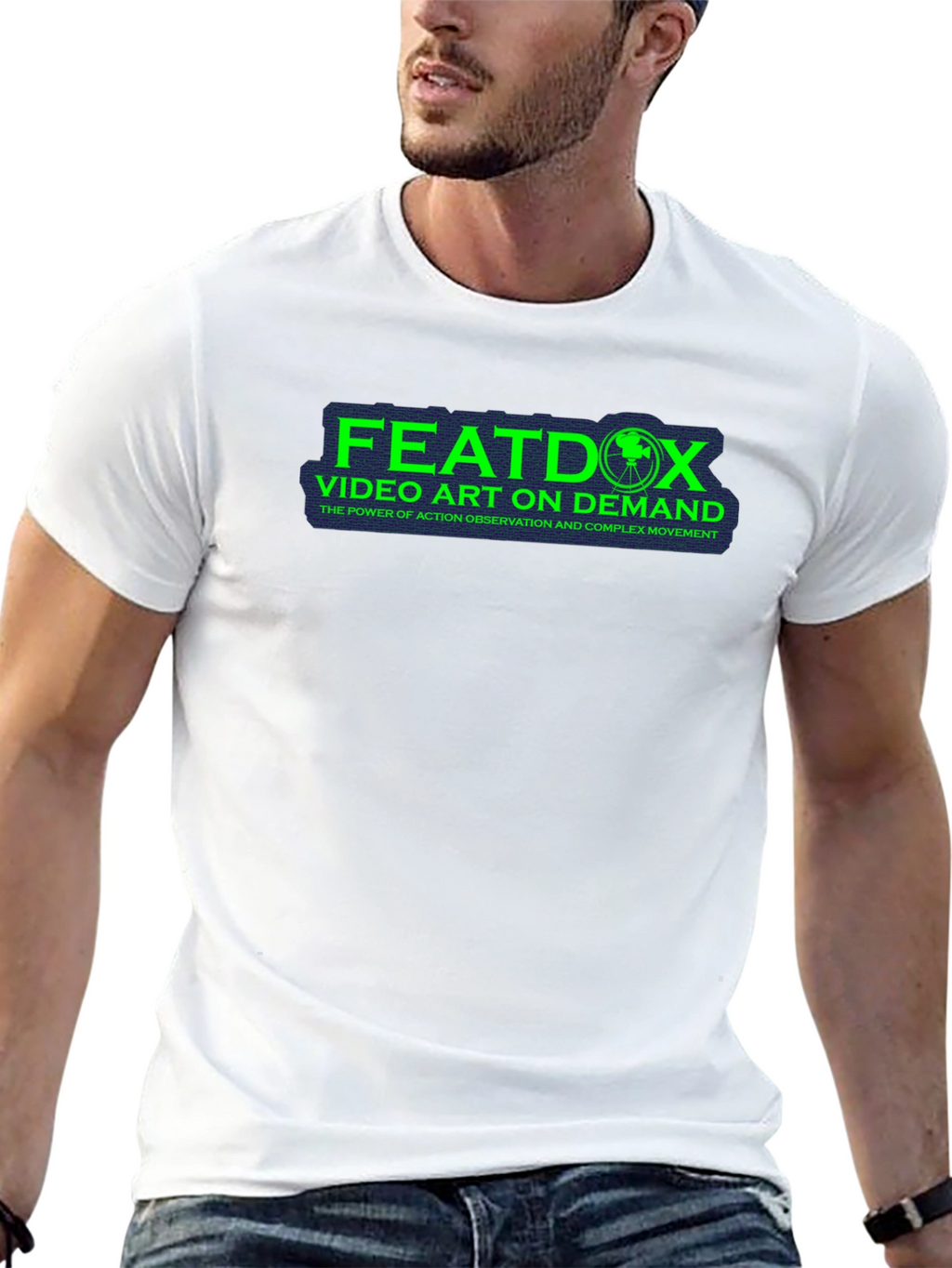 Featdox Video Art on Demand Black T-Shirt