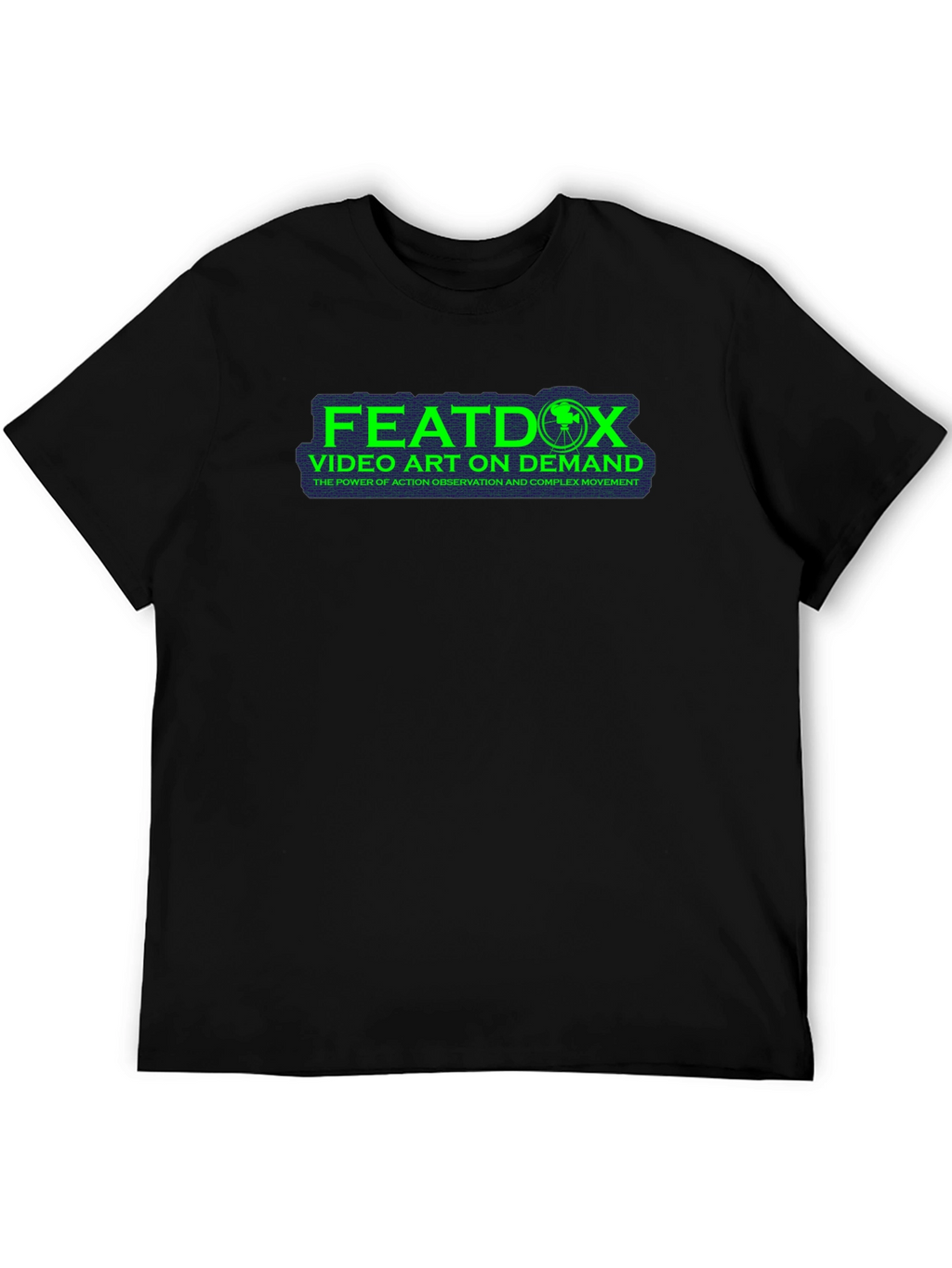 Featdox Video Art on Demand Black T-Shirt