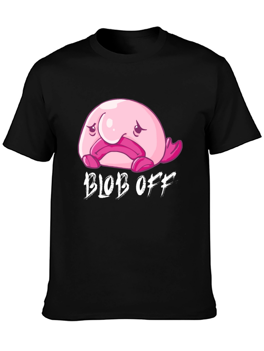 Blob Off Funny Graphic T-Shirt