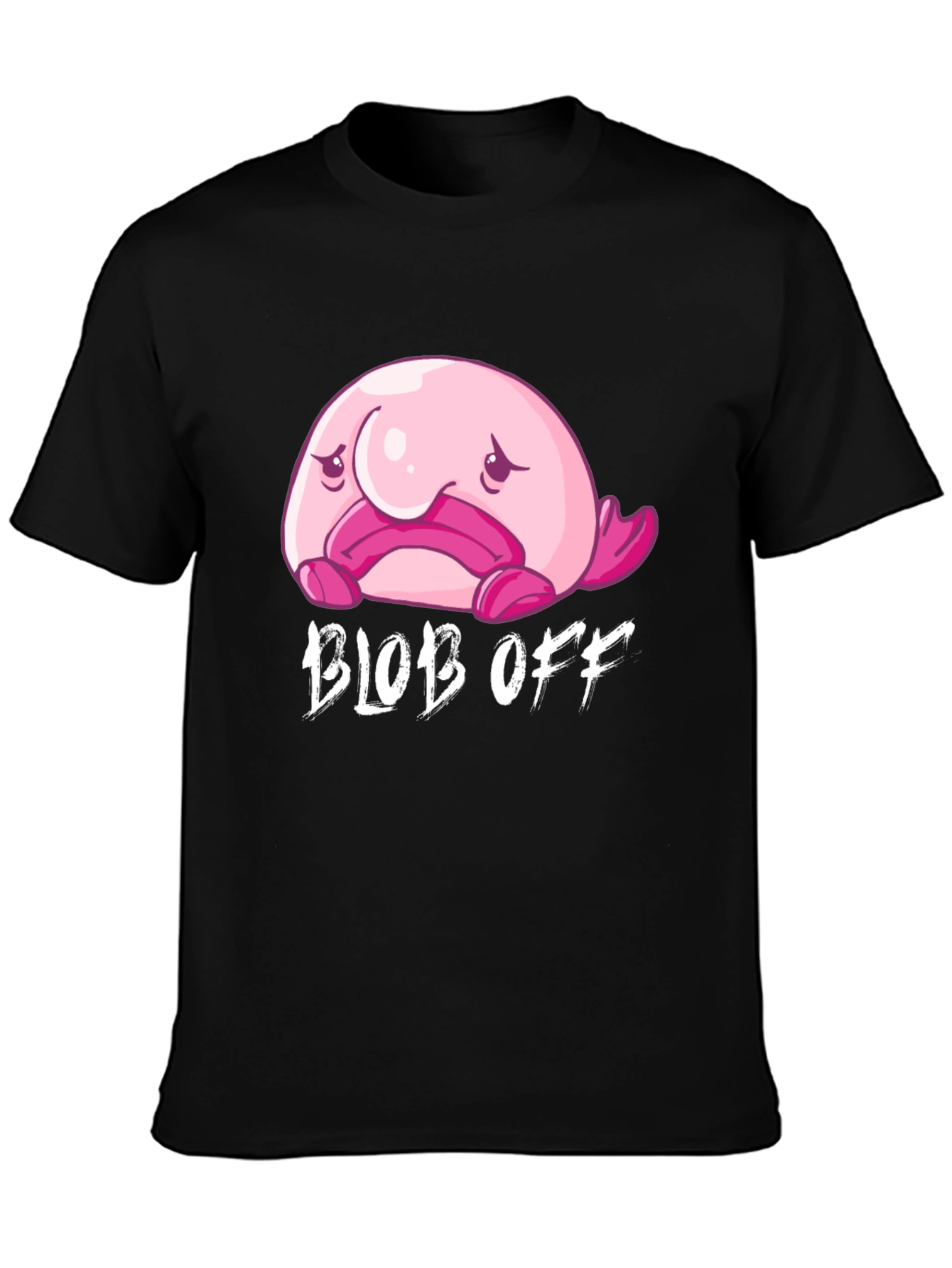 Blob Off Funny Graphic T-Shirt
