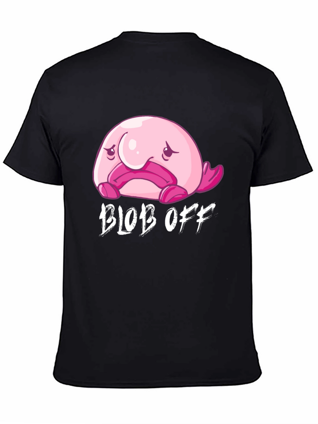 Blob Off Funny Graphic T-Shirt