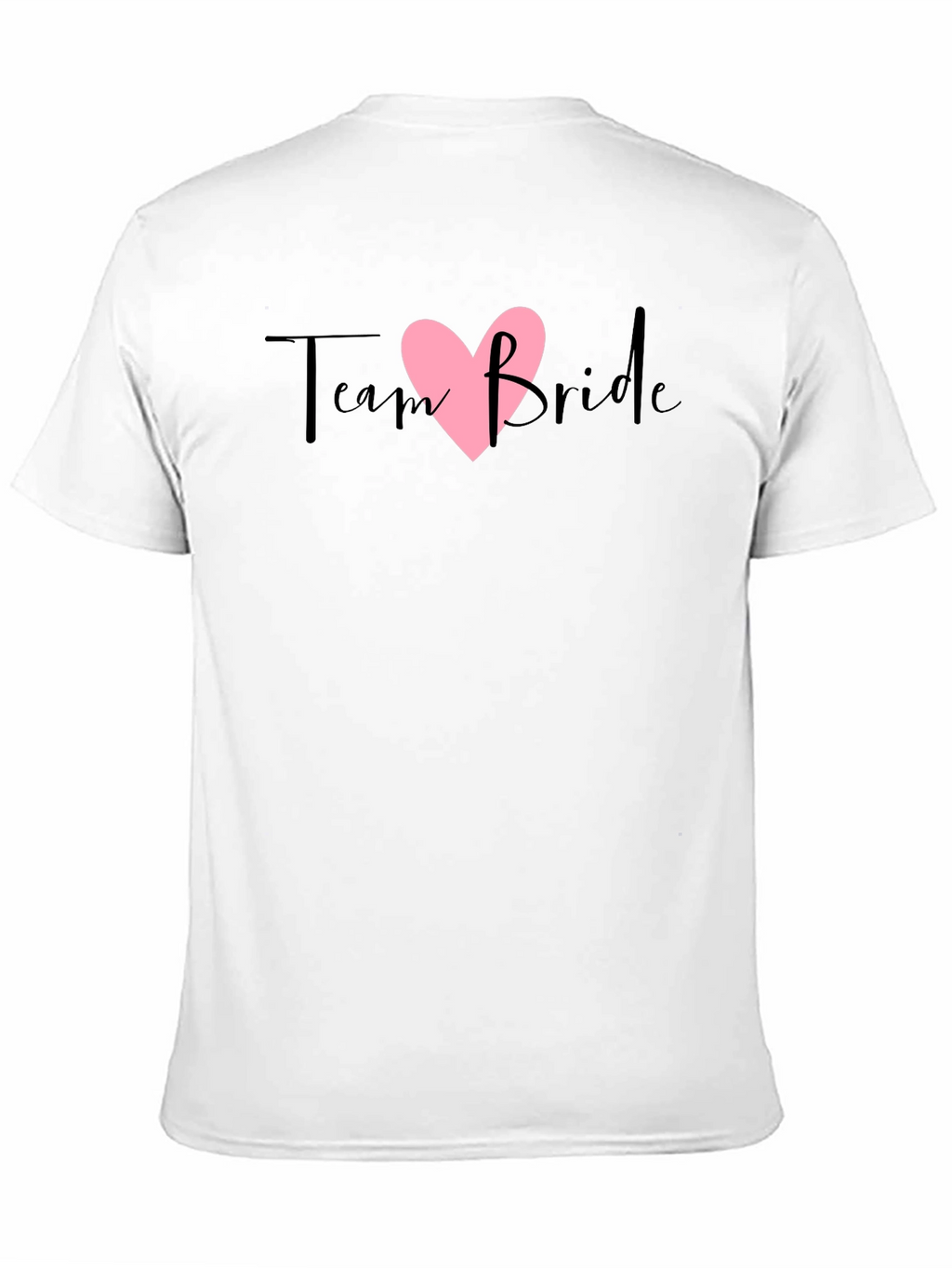 Team Bride Heart Graphic Tee - Bridal Party Shirt