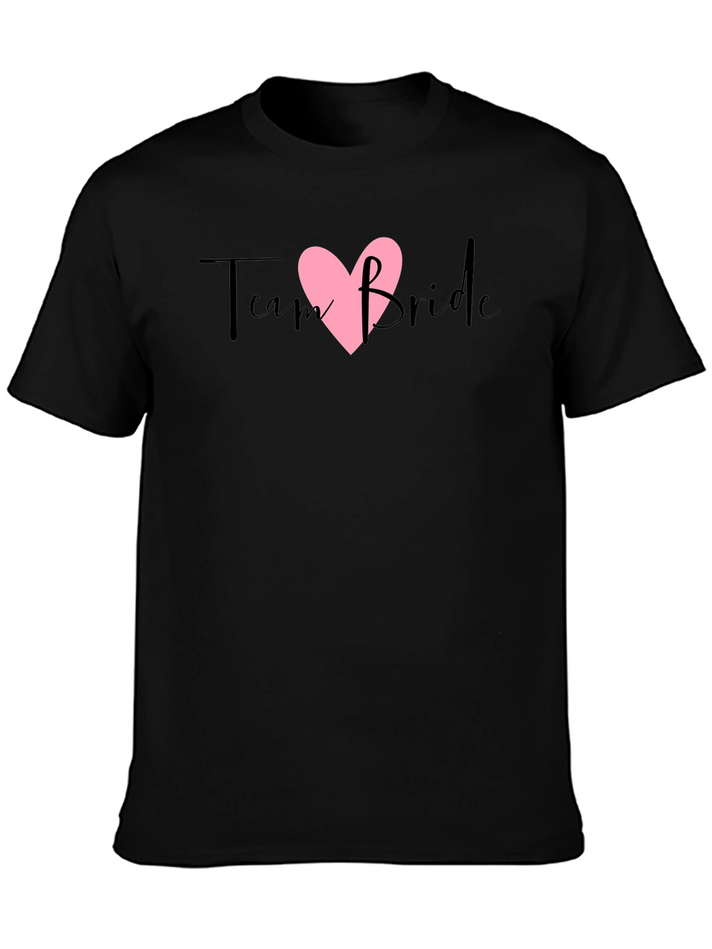 Team Bride Heart Graphic Tee - Bridal Party Shirt