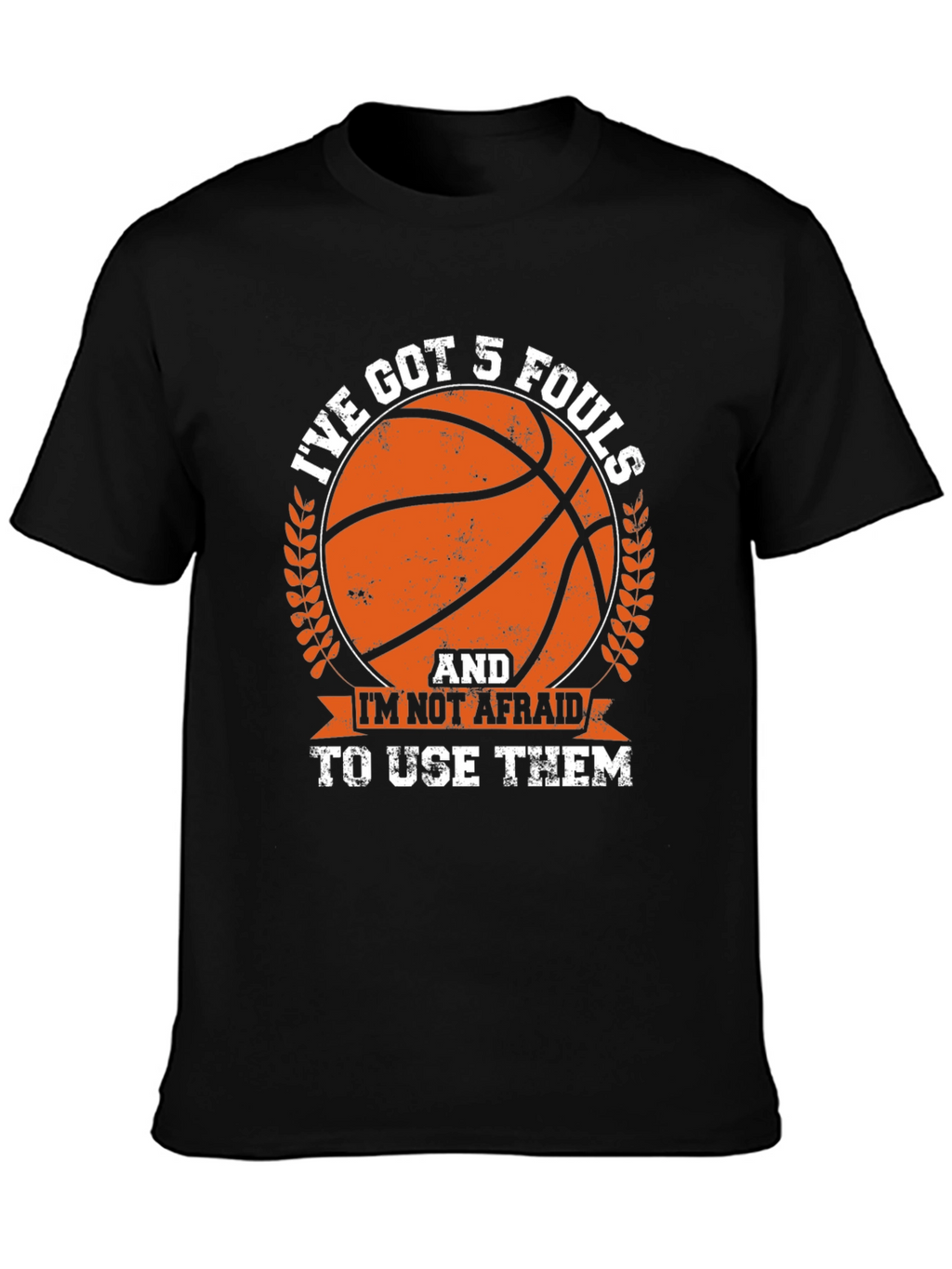 Basketball 5 Fouls Graphic Tee