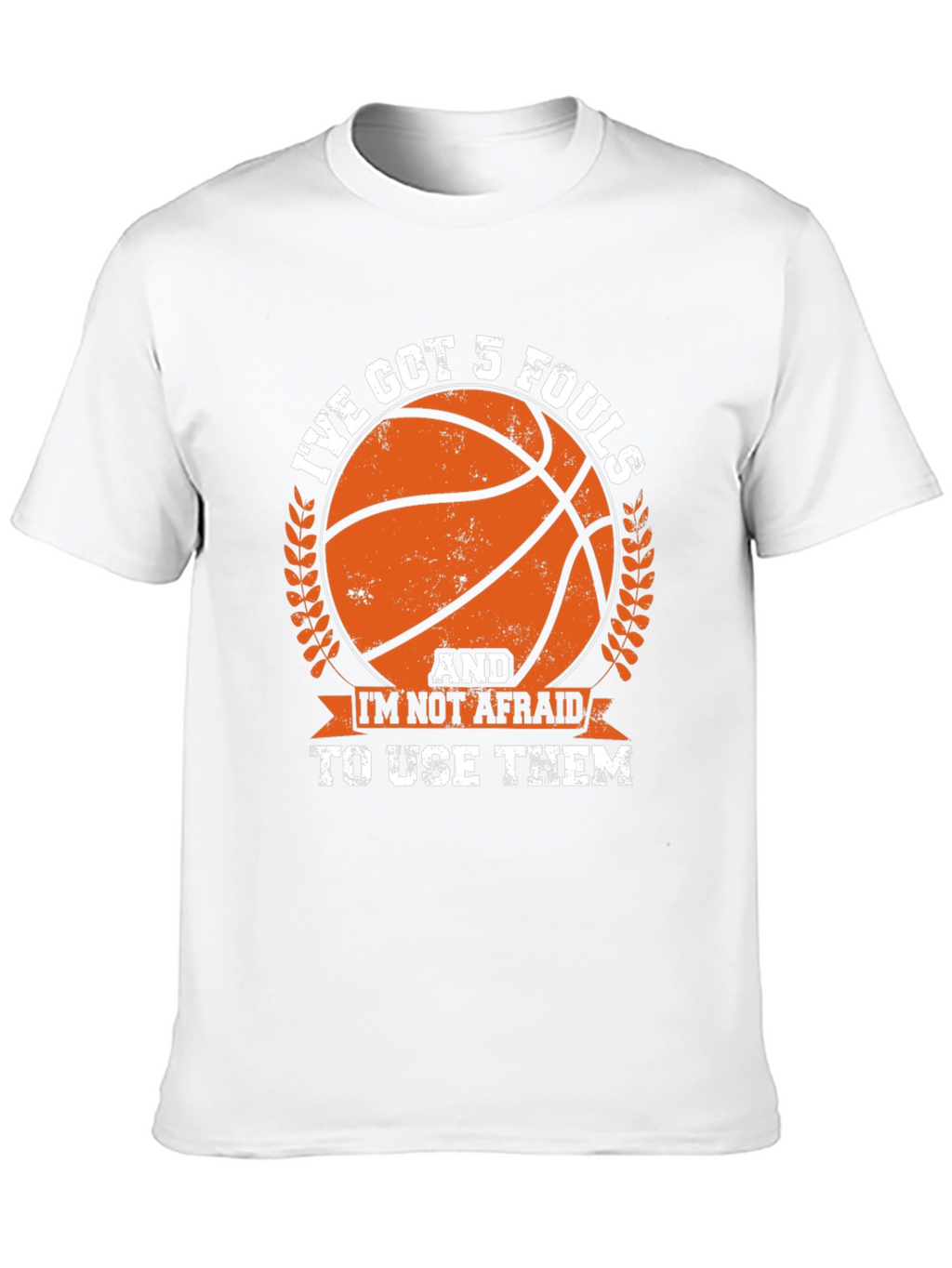 Basketball 5 Fouls Graphic Tee