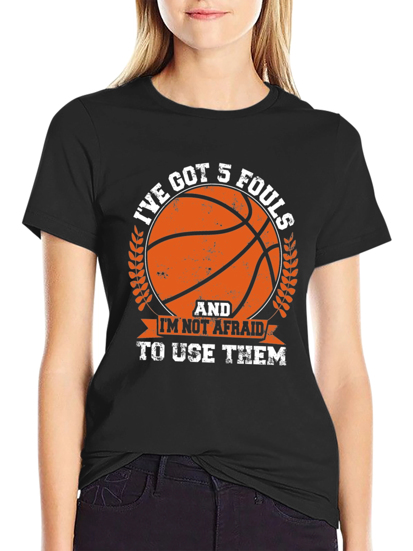 Basketball 5 Fouls Graphic Tee