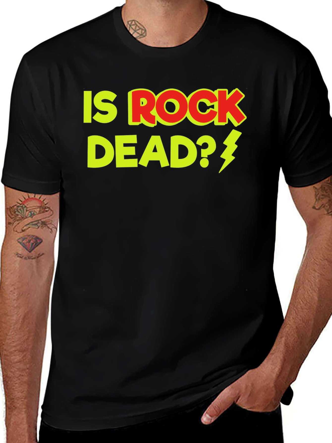 Is Rock Dead T-Shirt - Classic Rock Apparel