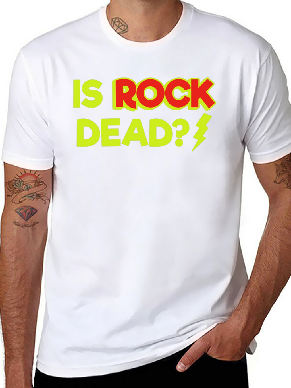 Is Rock Dead T-Shirt - Classic Rock Apparel