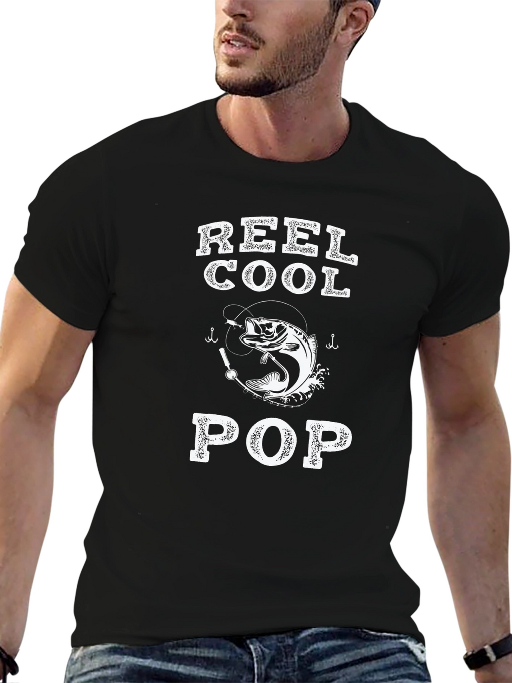 Reel Cool Pop T-Shirt - Fishing Dad Tee