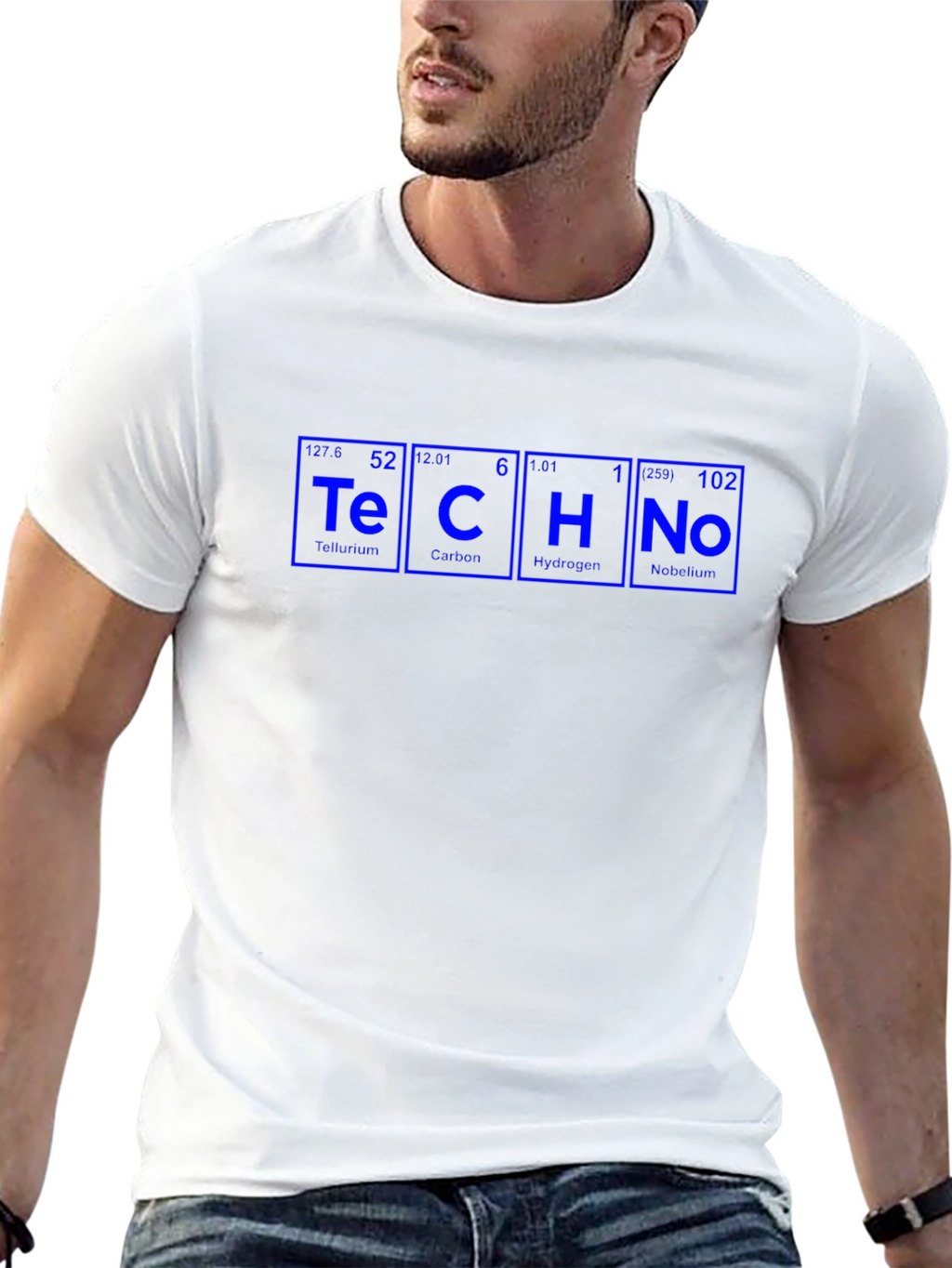 Techno Periodic Table T-Shirt - Science Music Tee