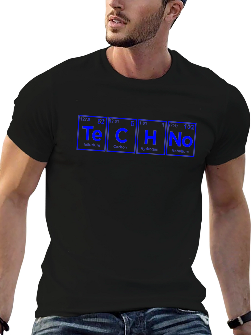Techno Periodic Table T-Shirt - Science Music Tee
