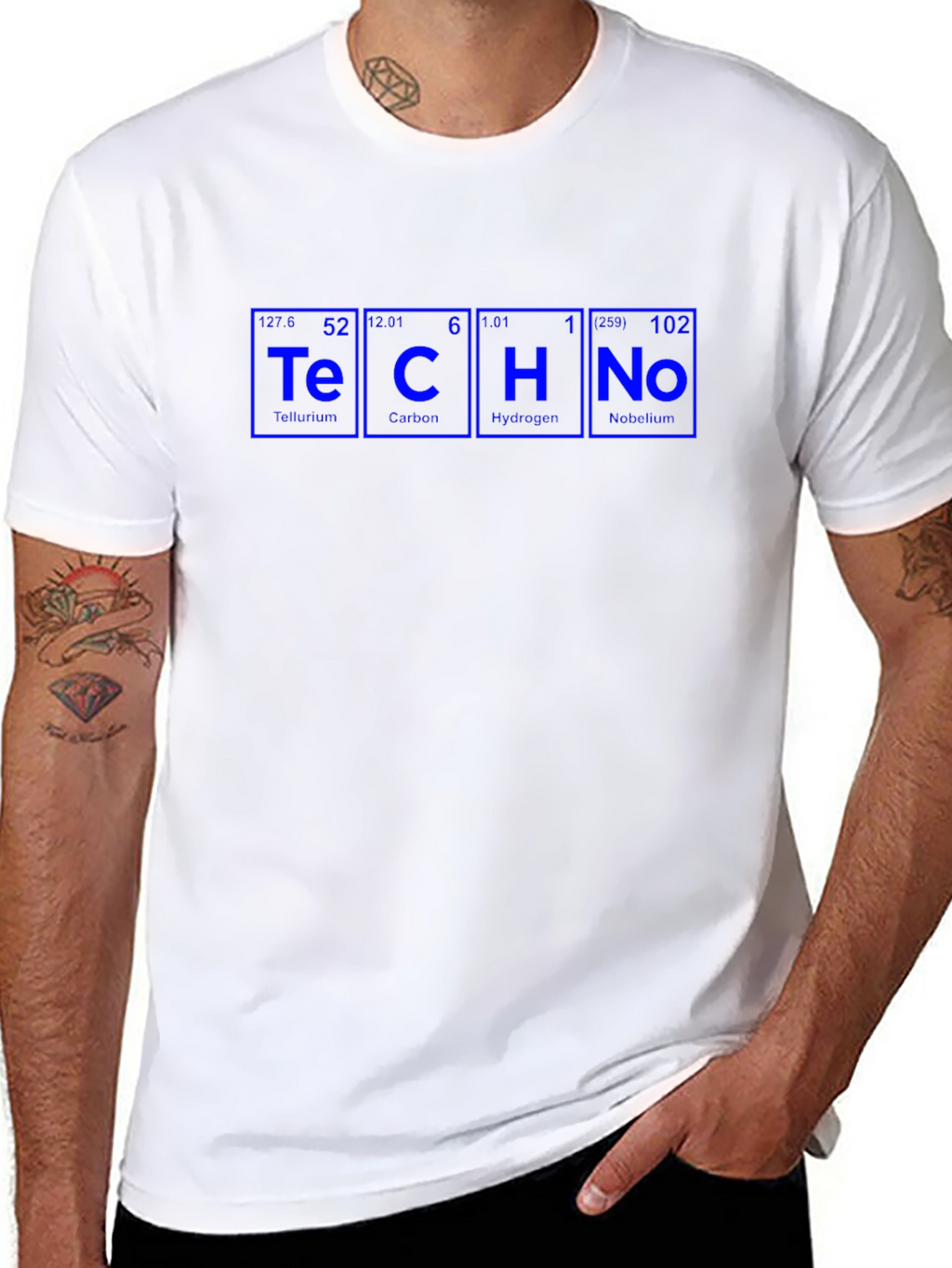 Techno Periodic Table T-Shirt - Science Music Tee