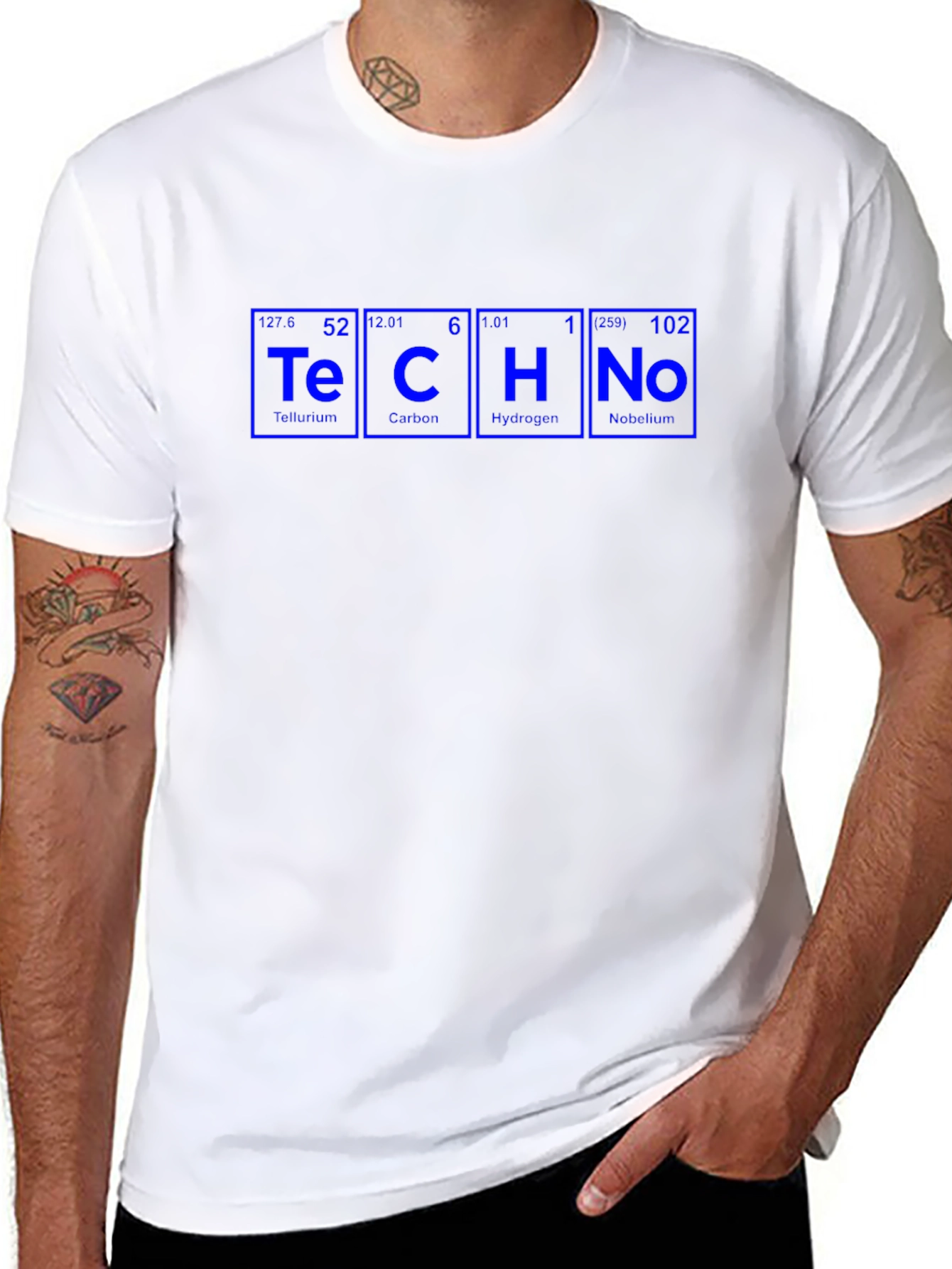 Techno Periodic Table T-Shirt - Science Music Tee