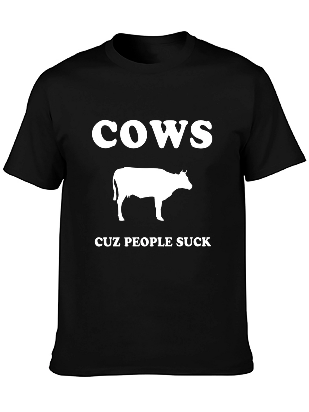 Cows Cuz People Suck Graphic Tee