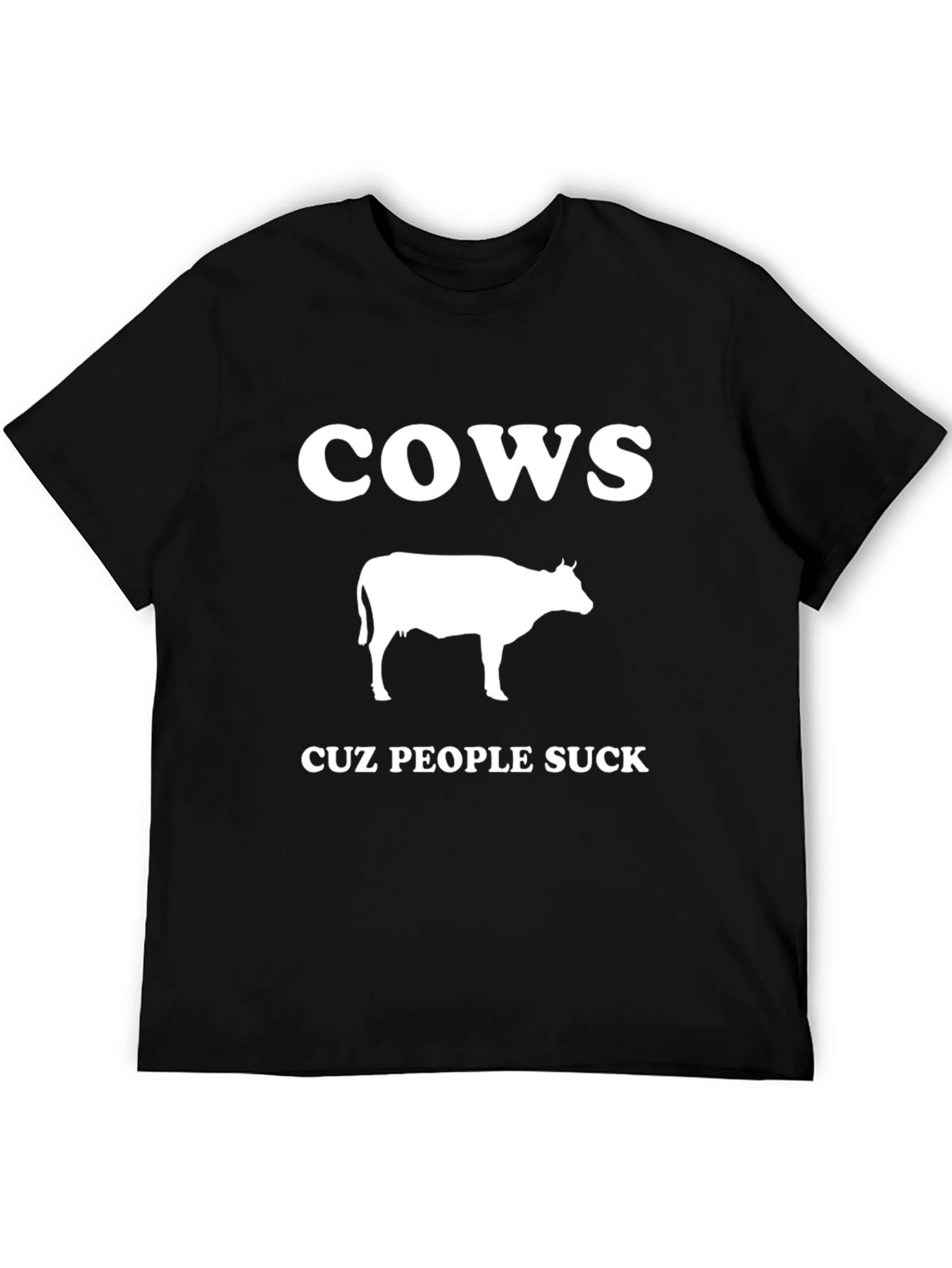 Cows Cuz People Suck Graphic Tee