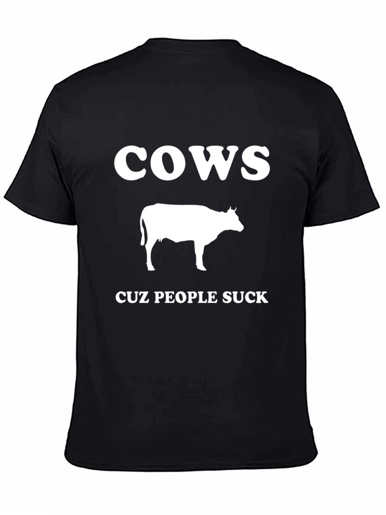 Cows Cuz People Suck Graphic Tee