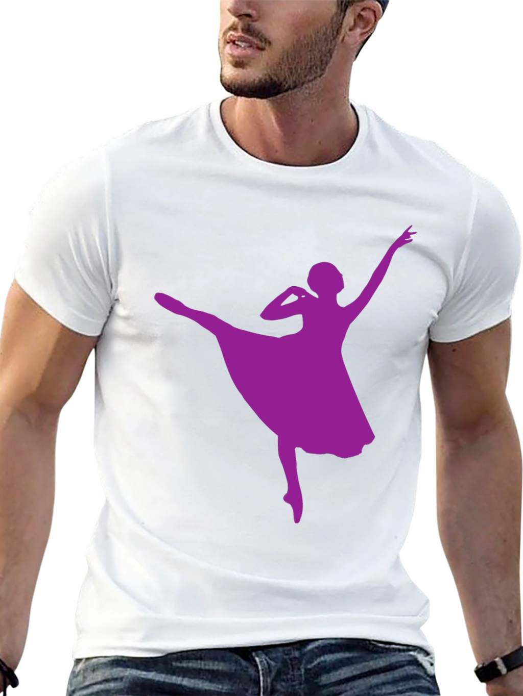 Ballerina Graphic T-Shirt - Stylish Dance Design
