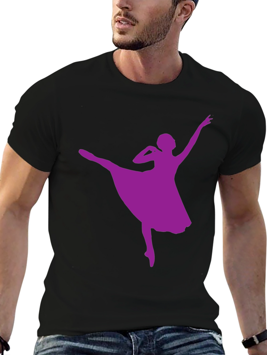 Ballerina Graphic T-Shirt - Stylish Dance Design