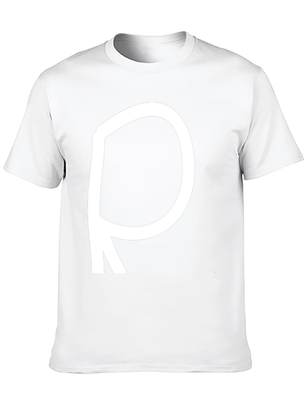 Bold Letter R Black T-Shirt