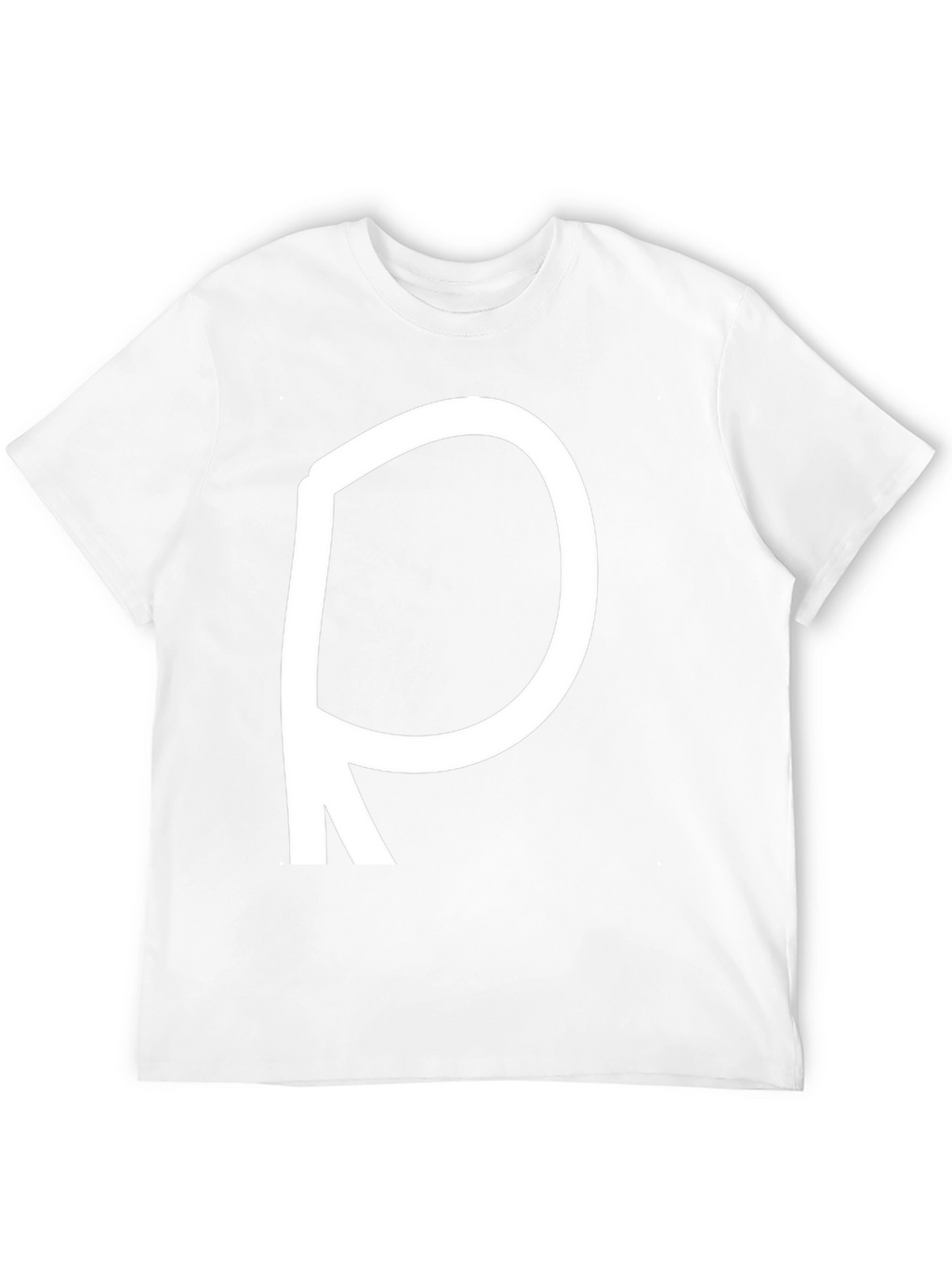 Bold Letter R Black T-Shirt