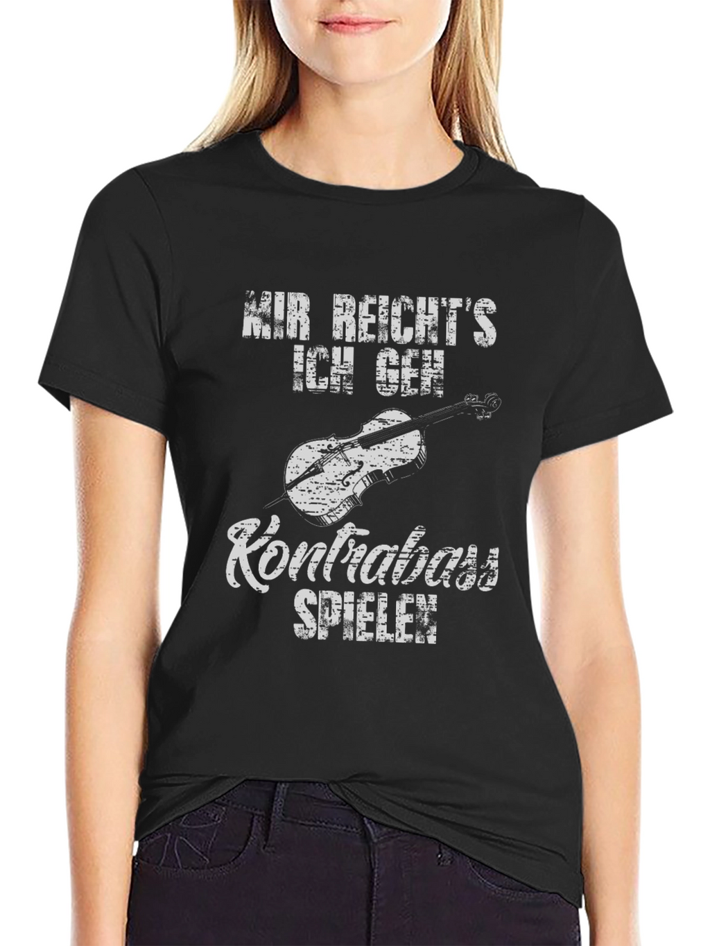 Kontrabass Spielen Graphic Tee