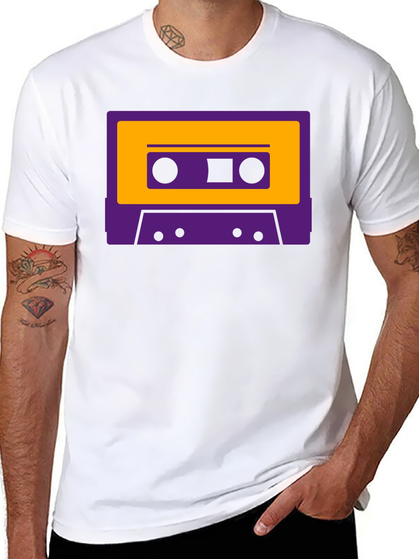 Retro Cassette Tape Graphic T-Shirt