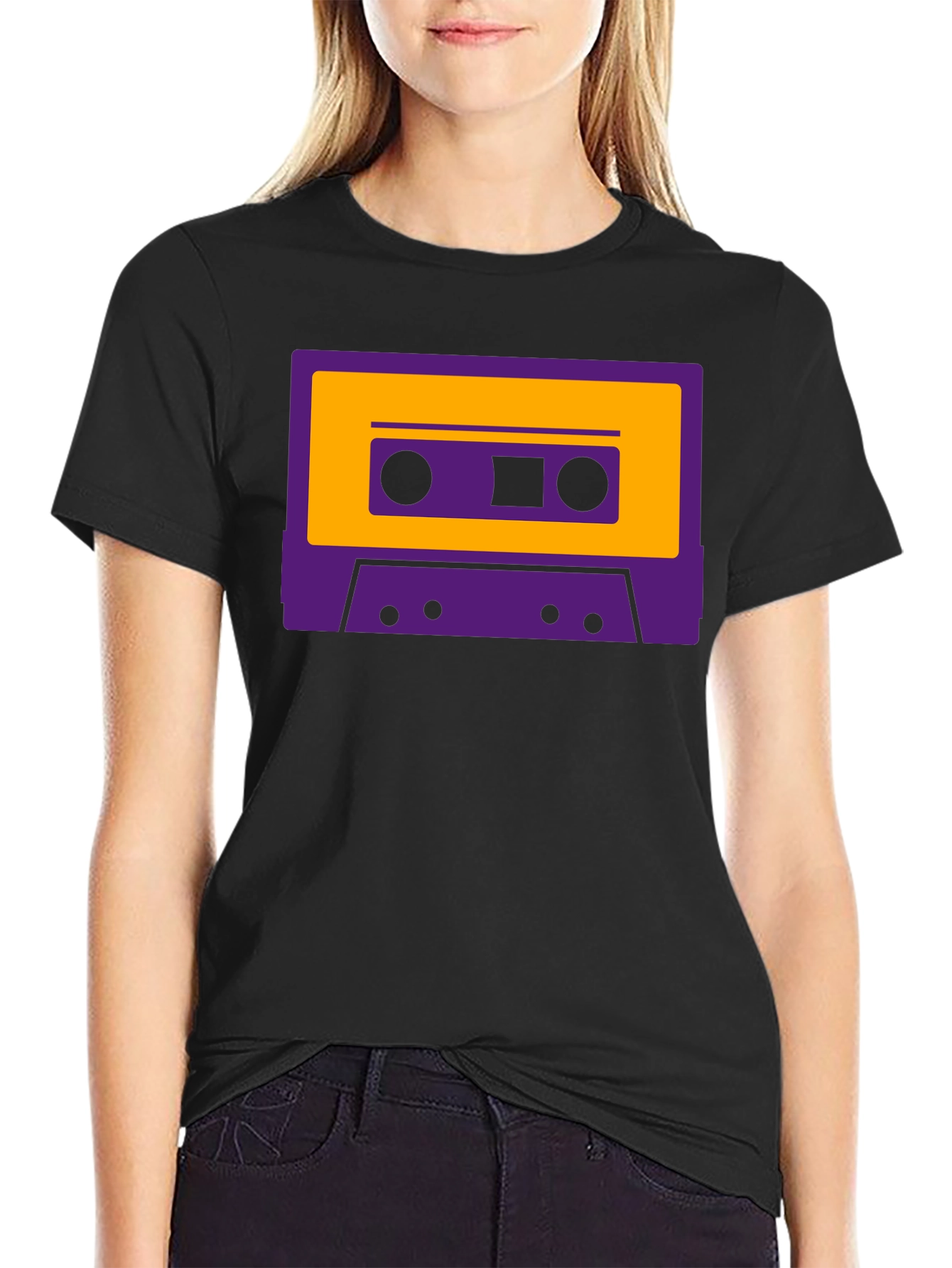Retro Cassette Tape Graphic T-Shirt
