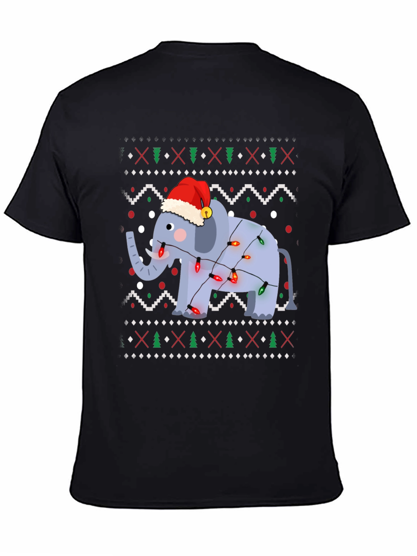 Festive Elephant Christmas T-Shirt