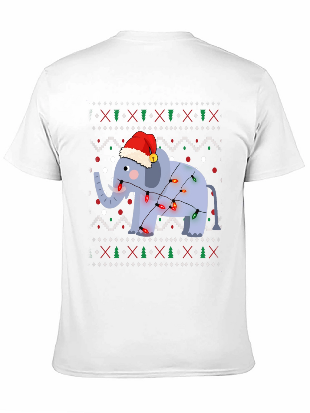 Festive Elephant Christmas T-Shirt