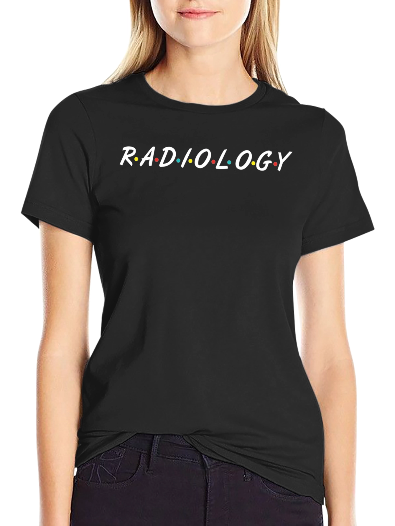 Radiology Friends Inspired Black T-Shirt