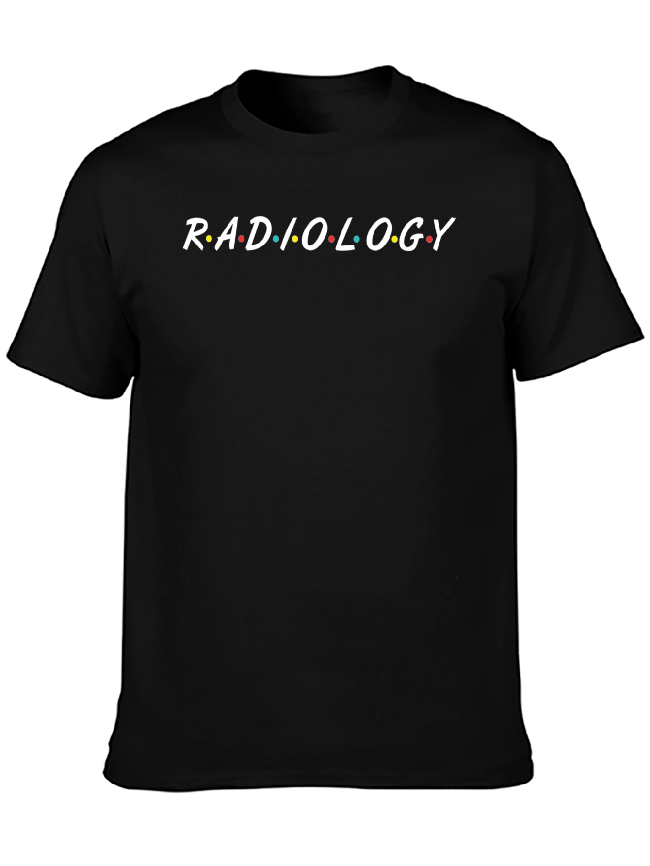 Radiology Friends Inspired Black T-Shirt