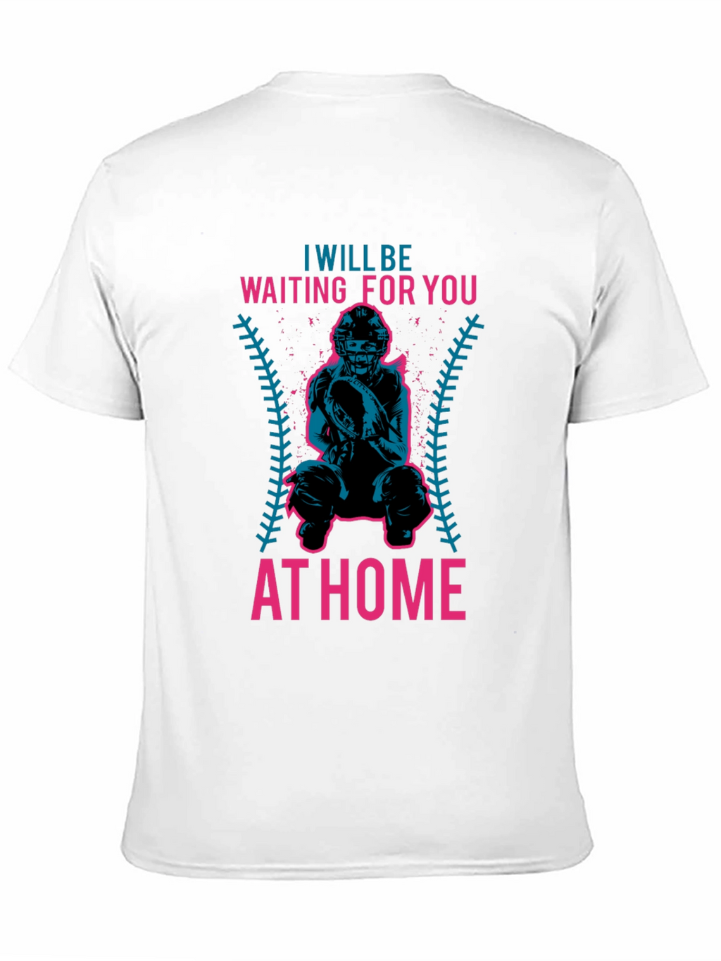 Waiting For You At Home Baseball T-Shirt