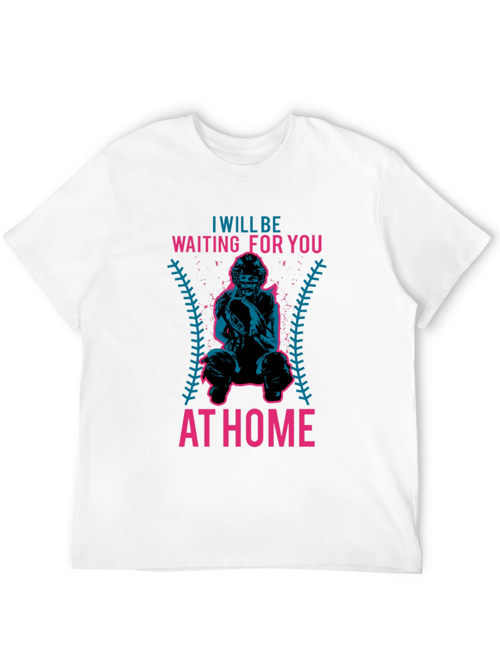 Waiting For You At Home Baseball T-Shirt
