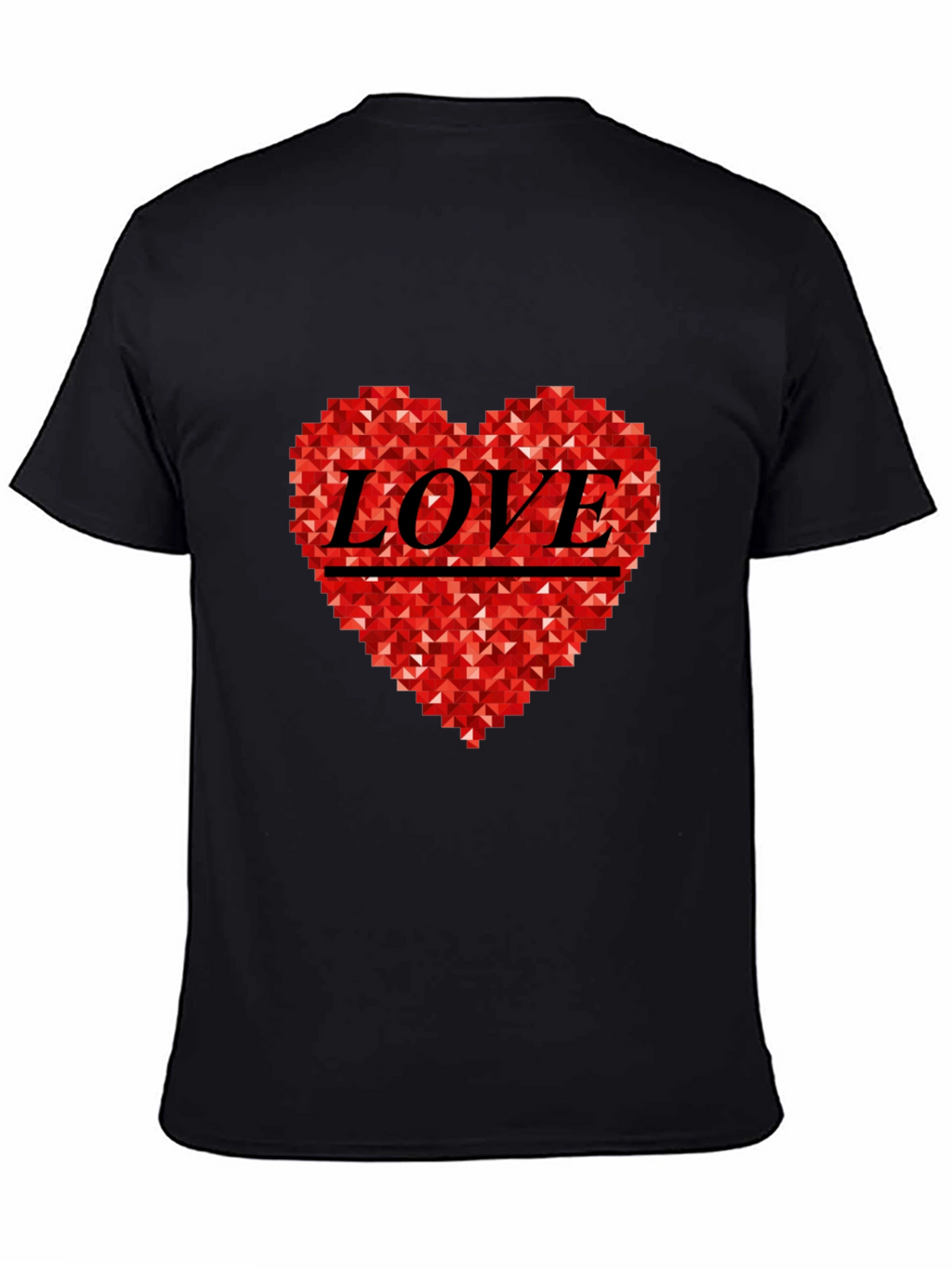 Geometric Love Heart Tee