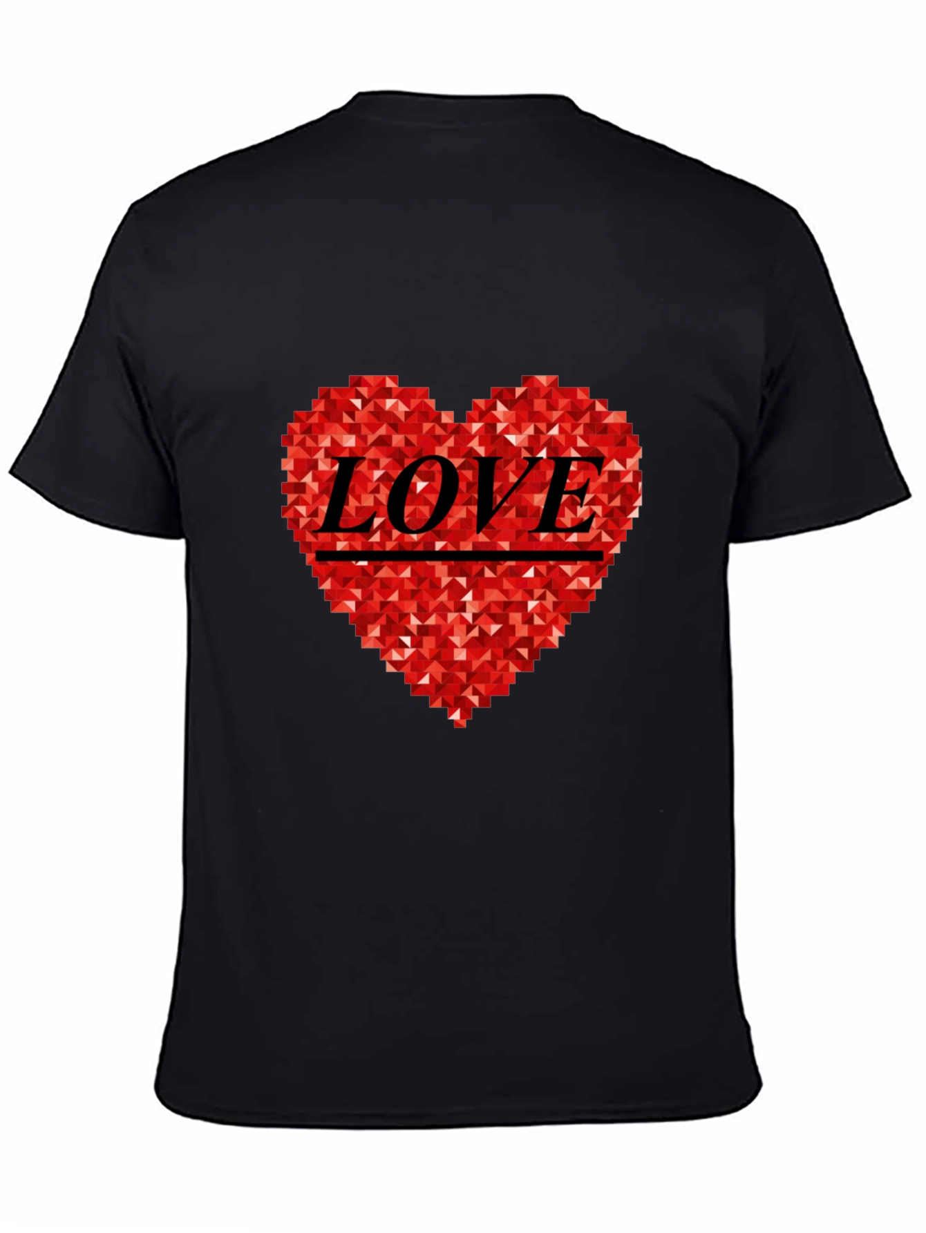 Geometric Love Heart Tee