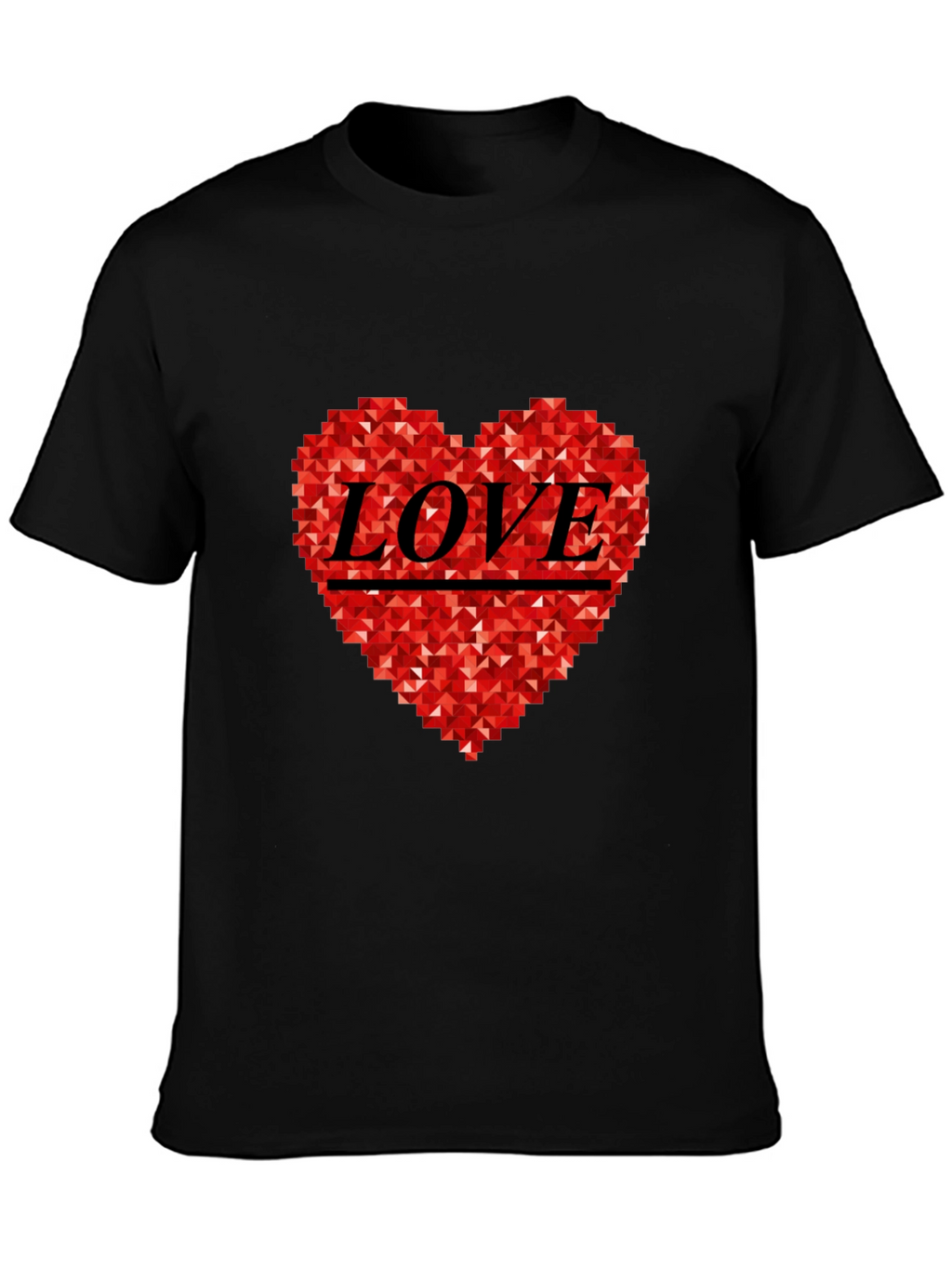 Geometric Love Heart Tee