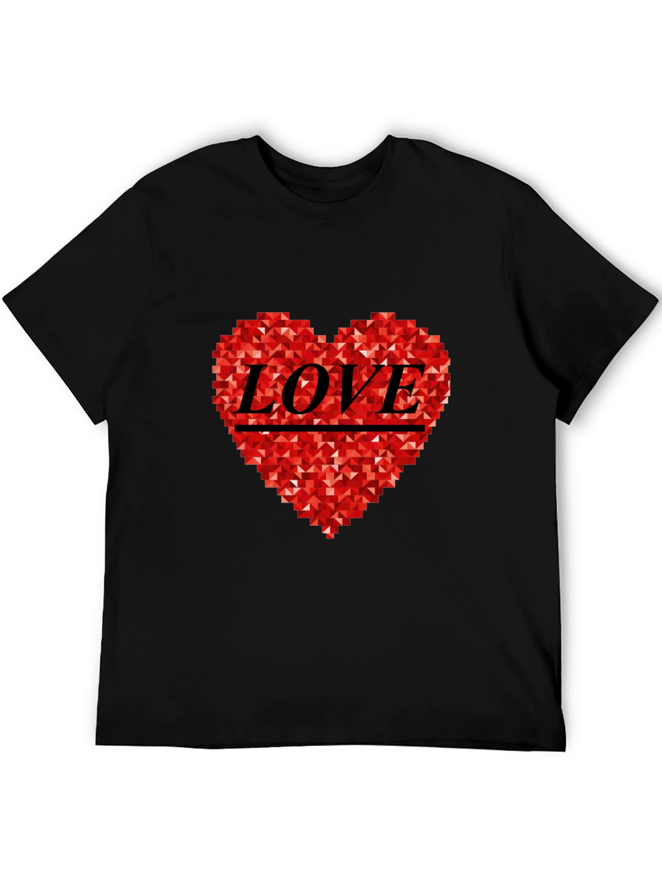 Geometric Love Heart Tee