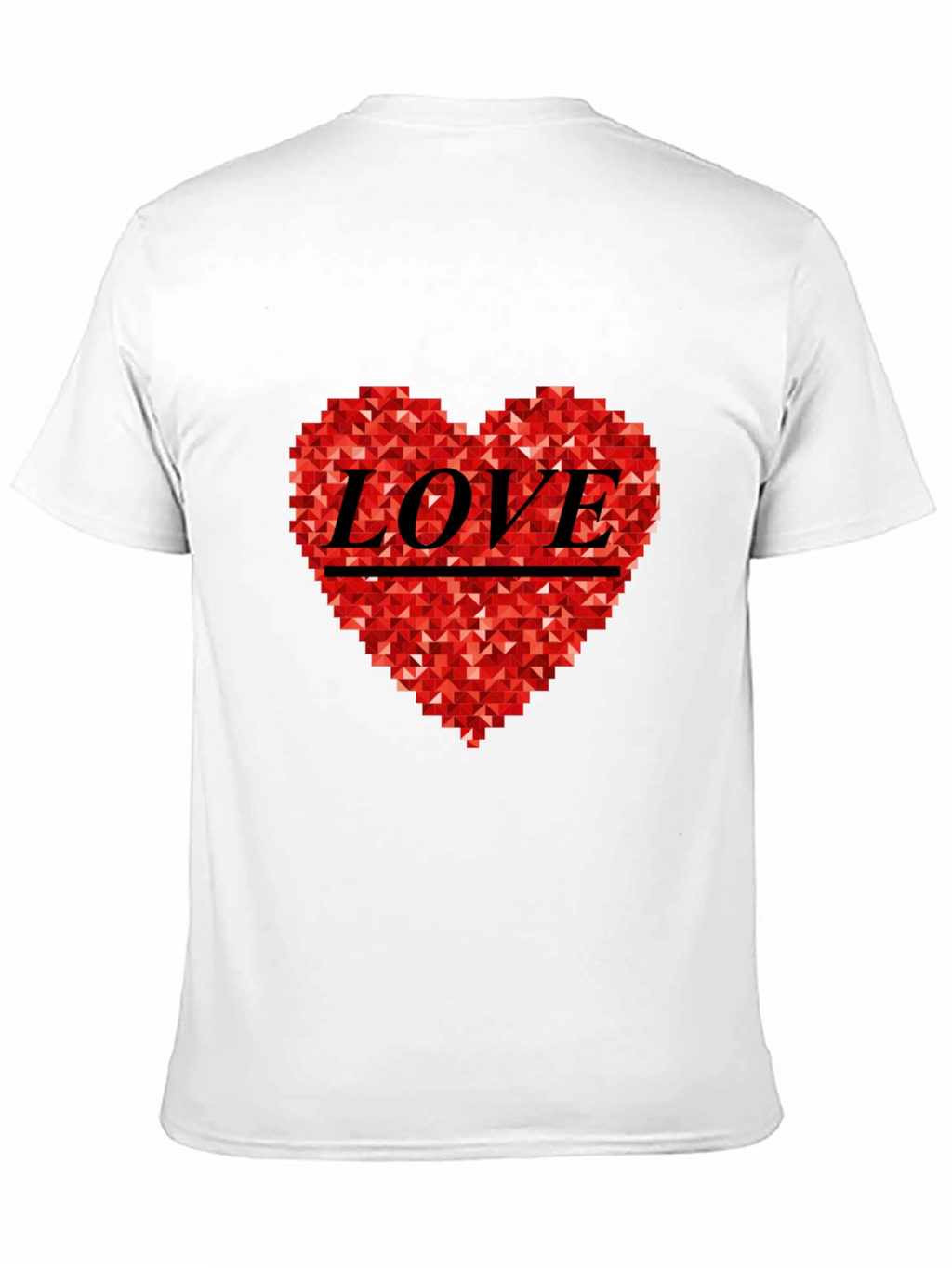 Geometric Love Heart Tee