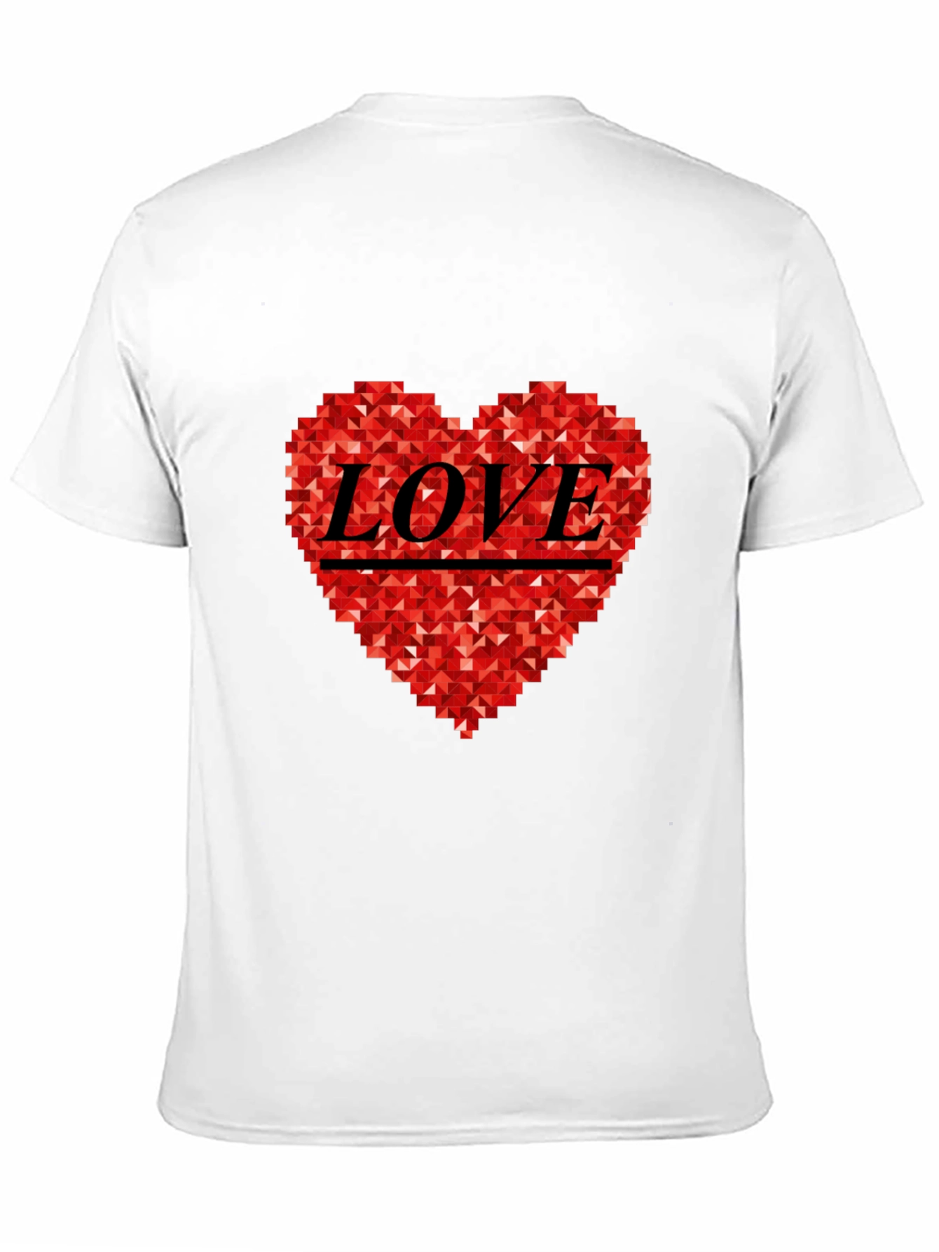 Geometric Love Heart Tee