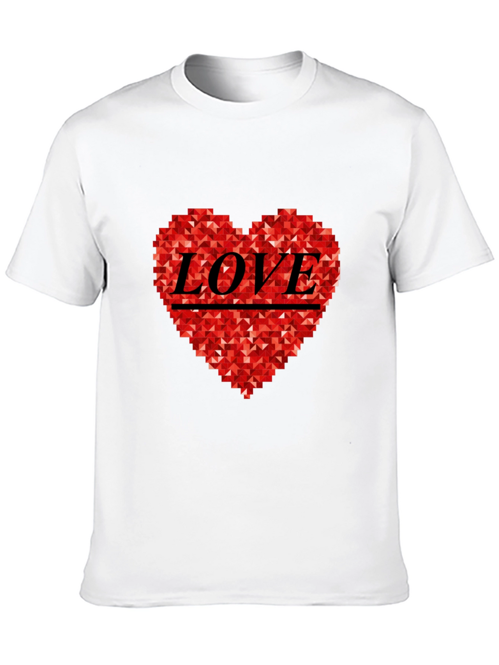 Geometric Love Heart Tee