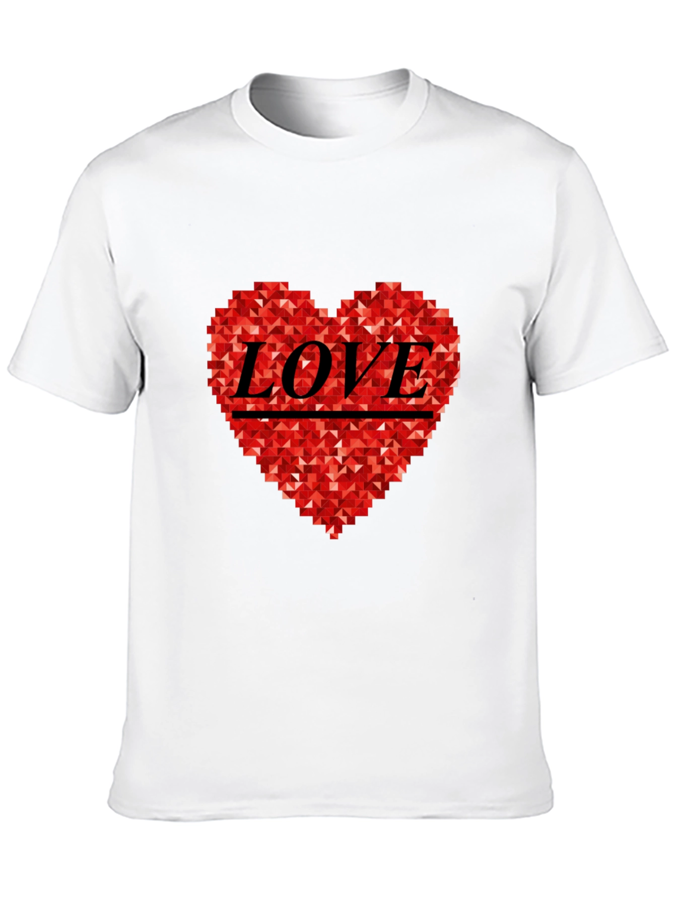 Geometric Love Heart Tee