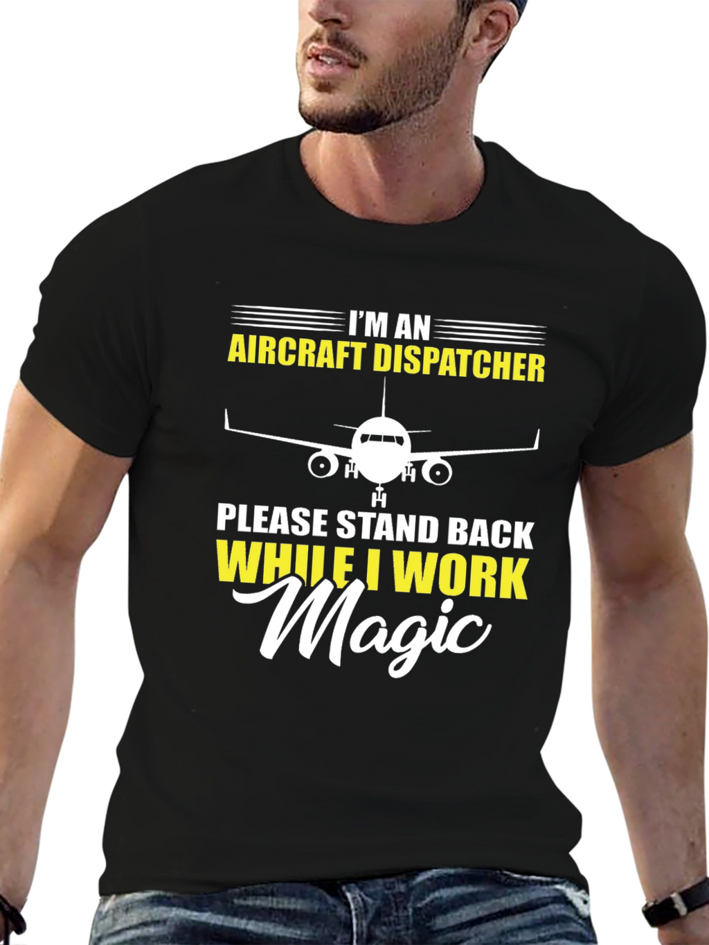 Aircraft Dispatcher T-Shirt Magic Work Tee