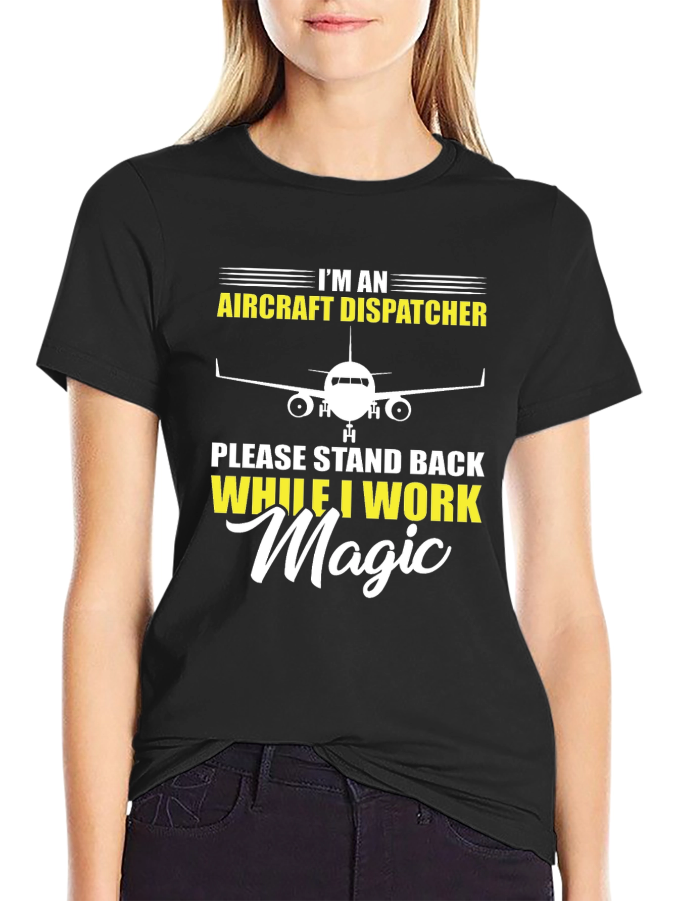 Aircraft Dispatcher T-Shirt Magic Work Tee